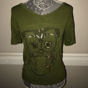 Fifth Sun Owl V-Neck